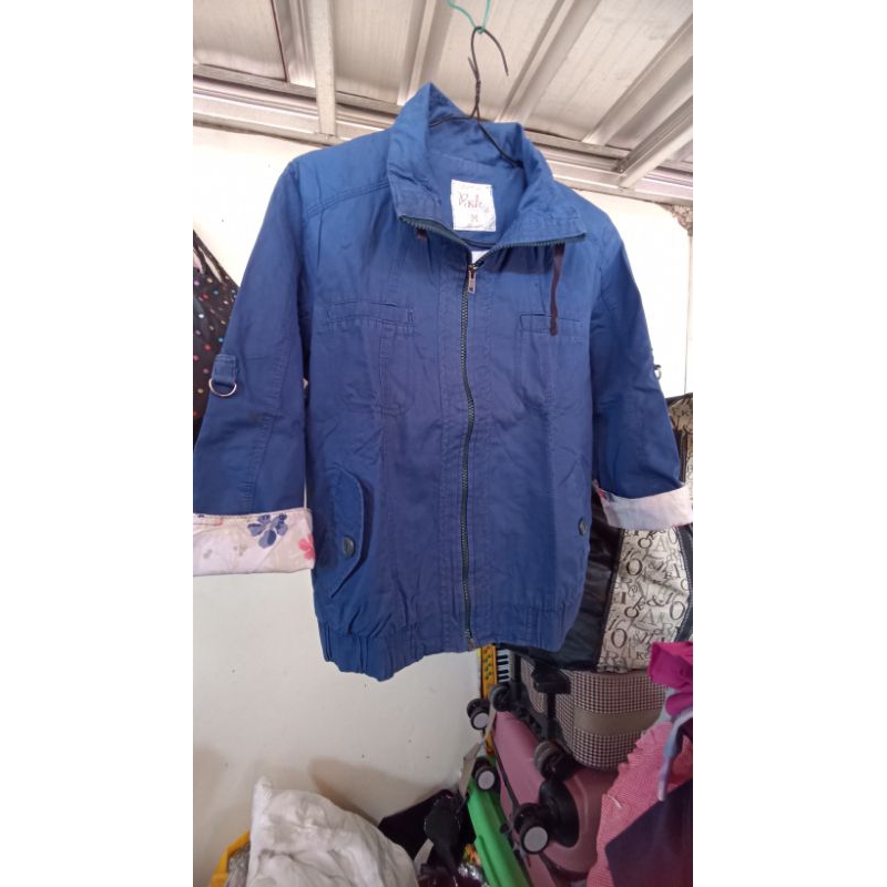 jaket wanita lengan pendek