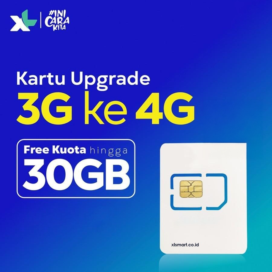 [KHUSUS XLC] Kartu Upgrade 4G XL & Prioritas (KARTU PRESIMSE)