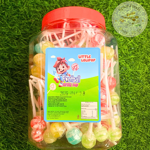 

Paket Usaha Permen Lolipop Toples Isi 150 Pcs / Kembang Gula Lolipop Rasa Buah / Little Pop / Football Little Pop / Permen Lolipop Murah Isi 150 Pcs / Permen Lolipop Toples / Lolipop Rasa Buah