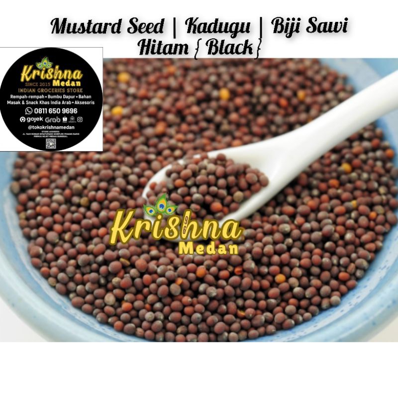 

Mustard Seeds | Kadugu | Biji Sawi Hitam (Black)