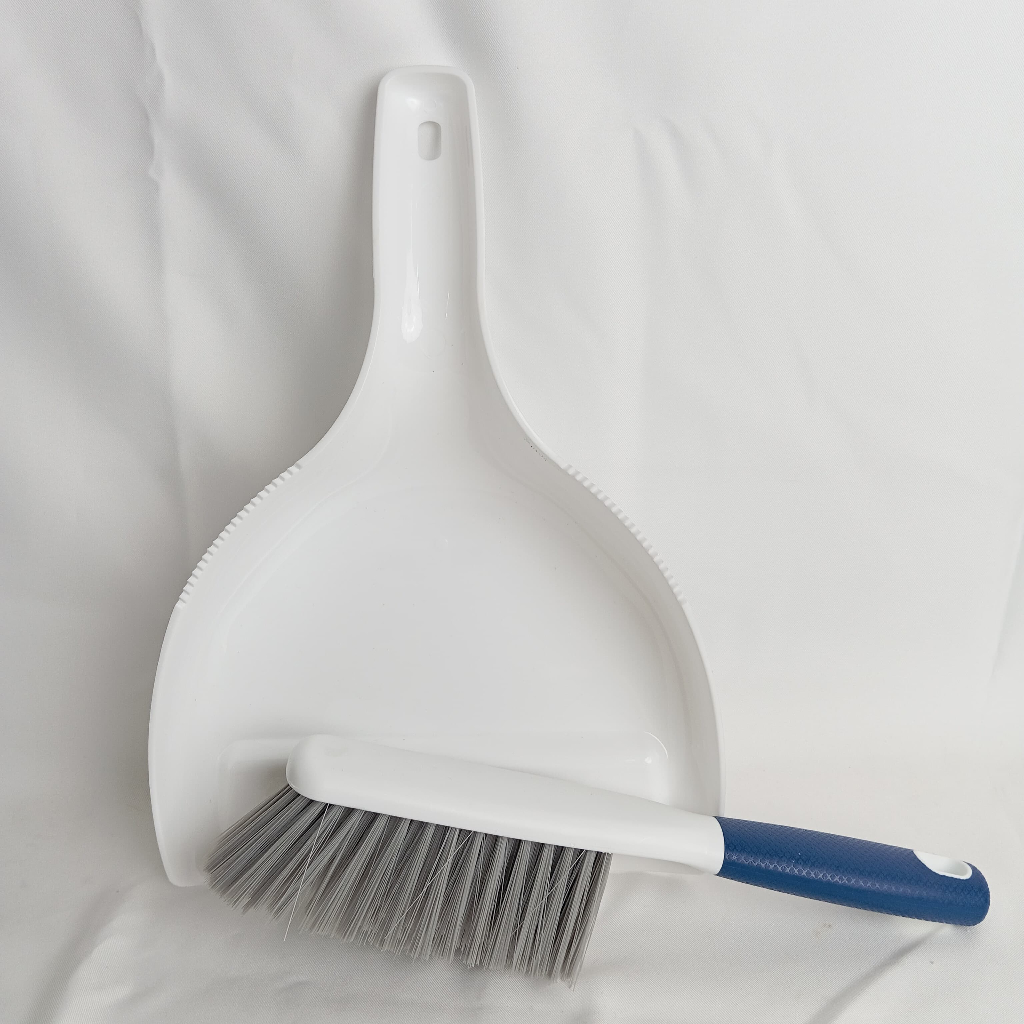 Broom and Dustpan Set Small/Set Sapu dan Pengki Kecil, Set Pengki dan Sikat, Pengki Mini Warna Pink 