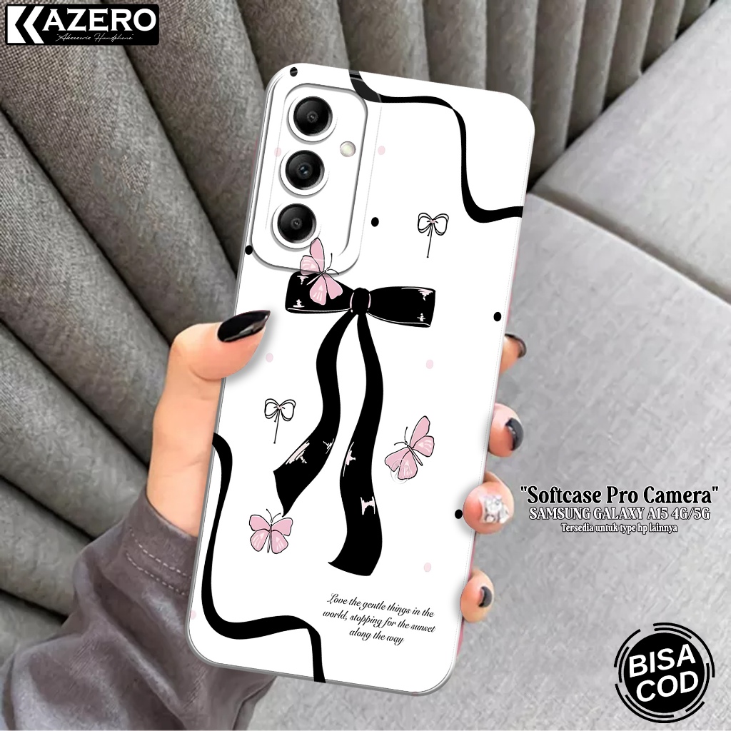 Softcase Samsung Galaxy A15 4G/5G Terbaru Silikon Pro Camera Fashion Case Aesthetic Case Samsung Gal