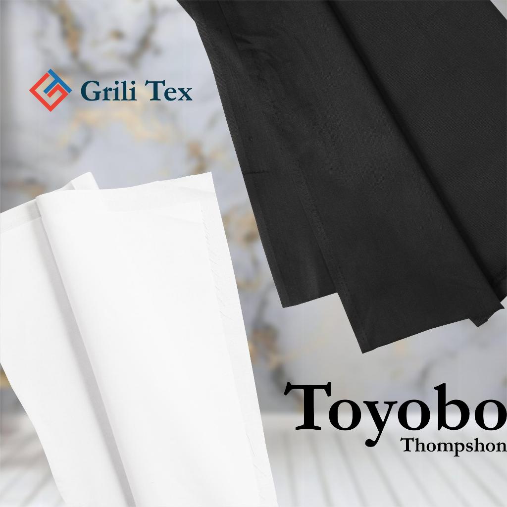 Kain Toyobo Fodu Thompson Premium Ori 0,5 Meter - Edisi Black & White