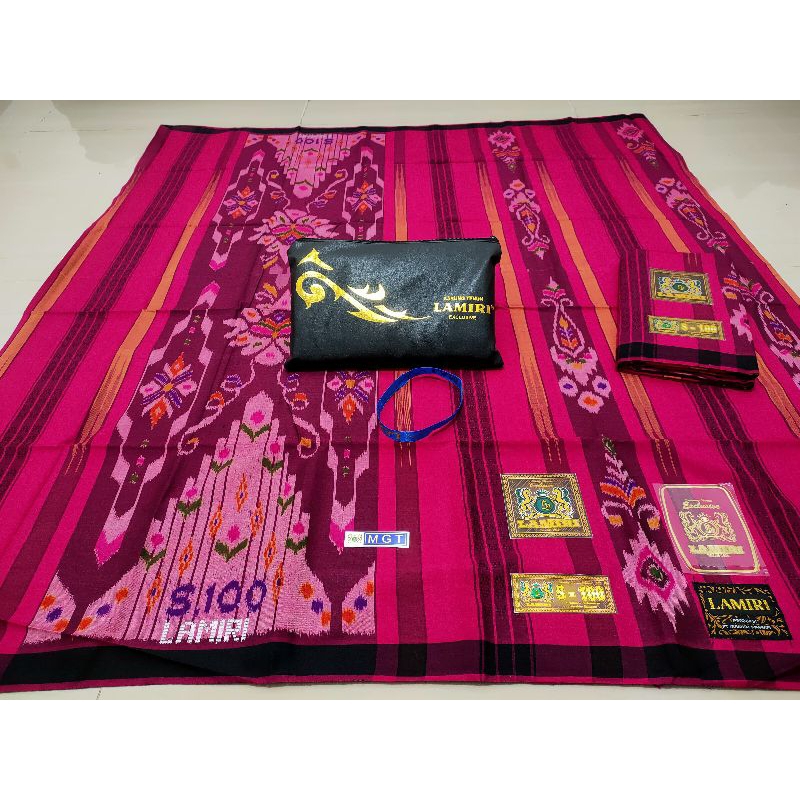 Sarung lamiri mgt s100/sarung lamiri sutra /busana muslim