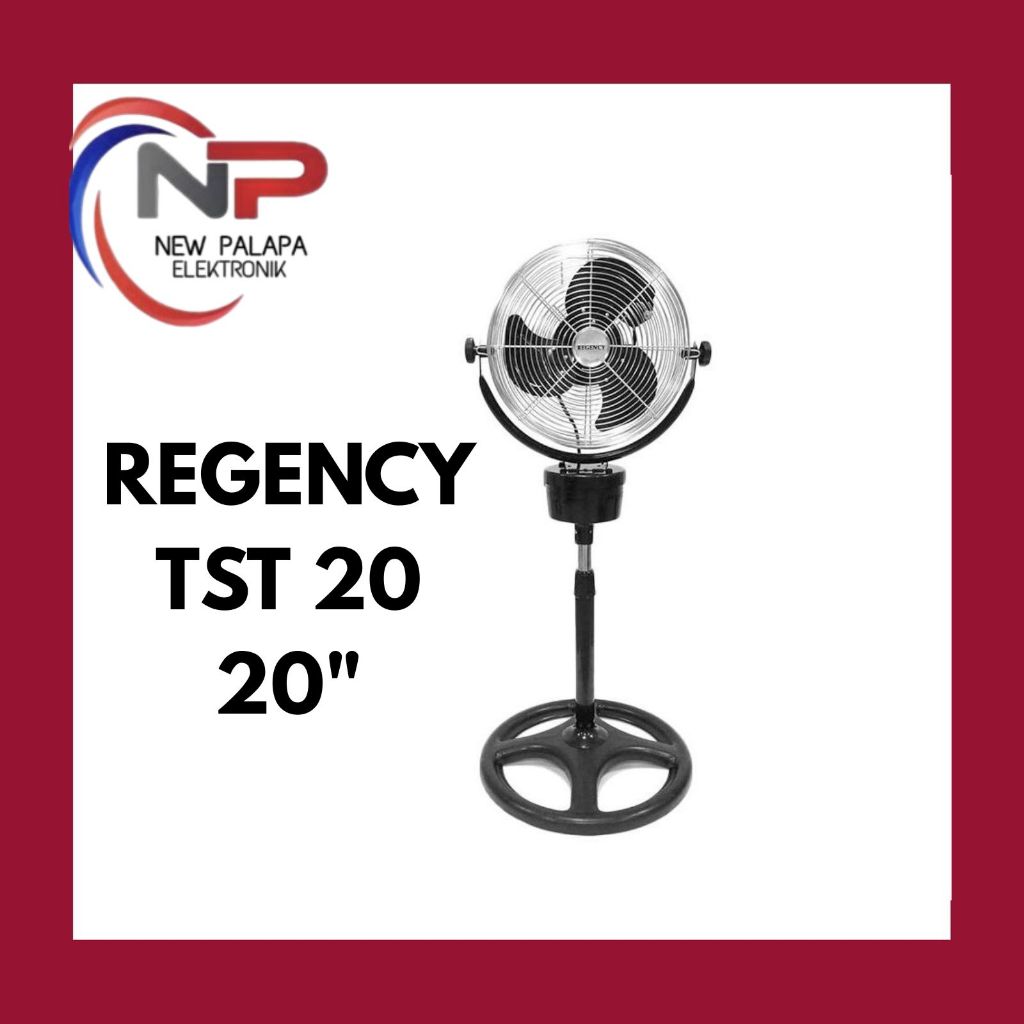 STAND FAN REGENCY 20TST 20 / KIPAS ANGIN BESI BERDIRI/ KIPAS ANGIN REGENCY TORNADO 20"