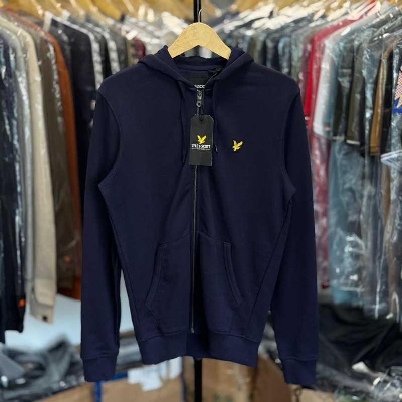Zip Hoodie Lyle and Scott Navy BNWT Original 100%