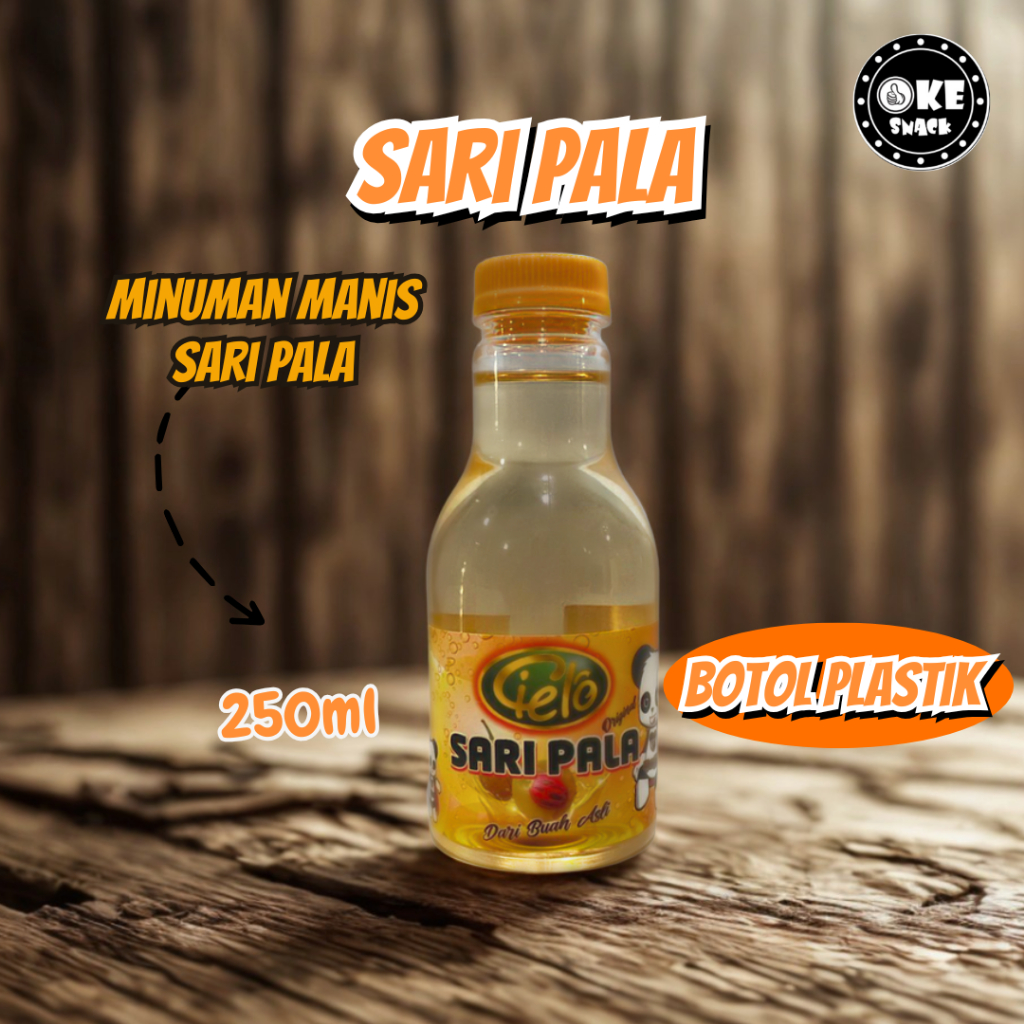 

Cielo Minuman Sari Buah Pala Botol Kecil 250ml