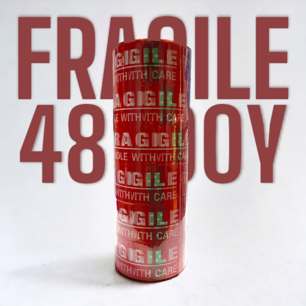 

Lakban Fragile OcinTape "Jangan Dibanting" 48 mm x 90 yard isi 72 PCS (1 DUS) Bisa COD