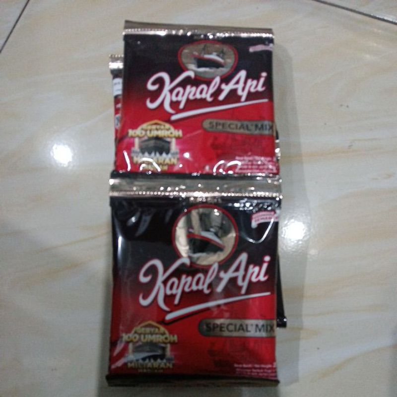 

Kopi KAPAL API Special Mix renceng 10 pcs(10×23gr)