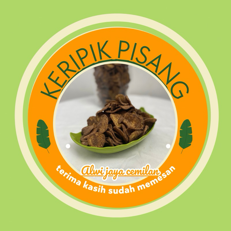 

Keripik Pisang Kepok Rasa cokelat 500 gram , keripik , keripik pisang , keripik Lampung