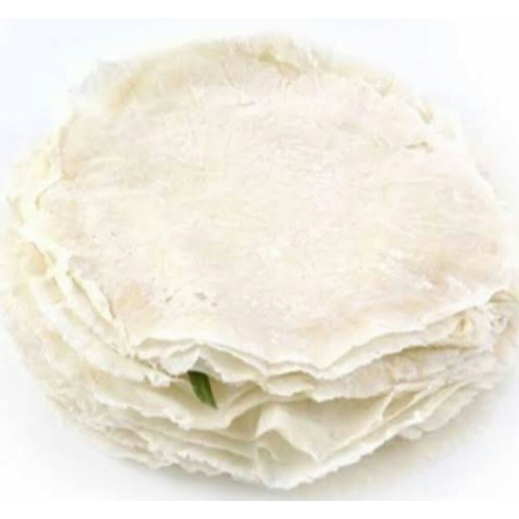 

Kulit Lumpia Bulat Isi 60 Pcs - Kulit Risol / Kulit Martabak