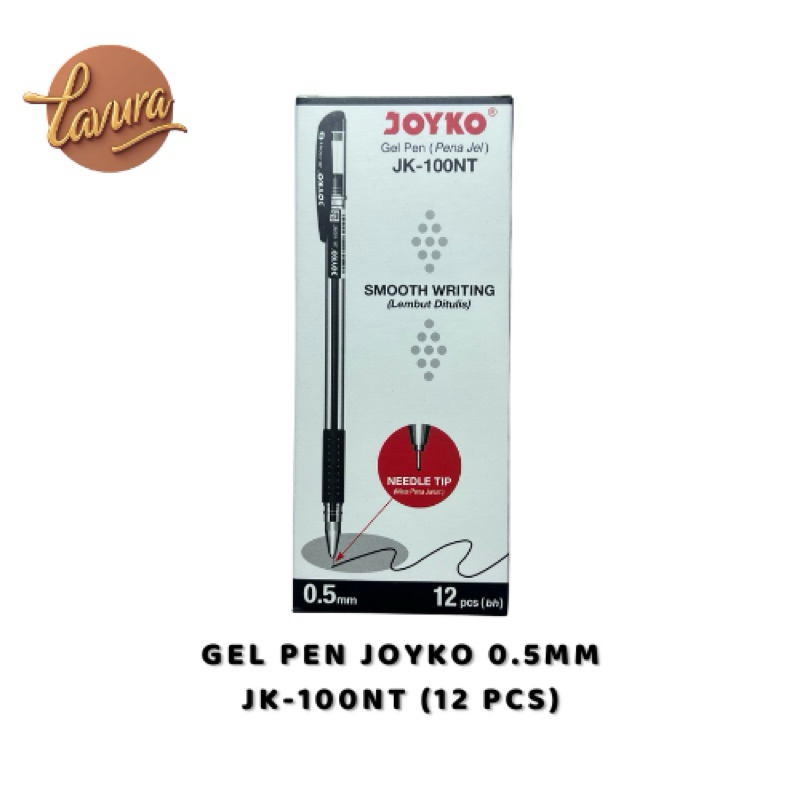 

Pulpen Joyko Gel - Isi 12 pcs Warna Hitam