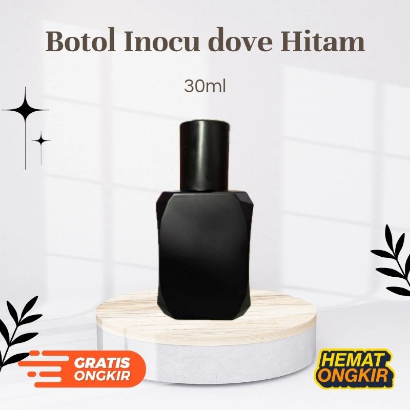 Inocu dove black Botol Parfum 30ml / Botol Parfum Refill / Botol Inocu dove black 30ml