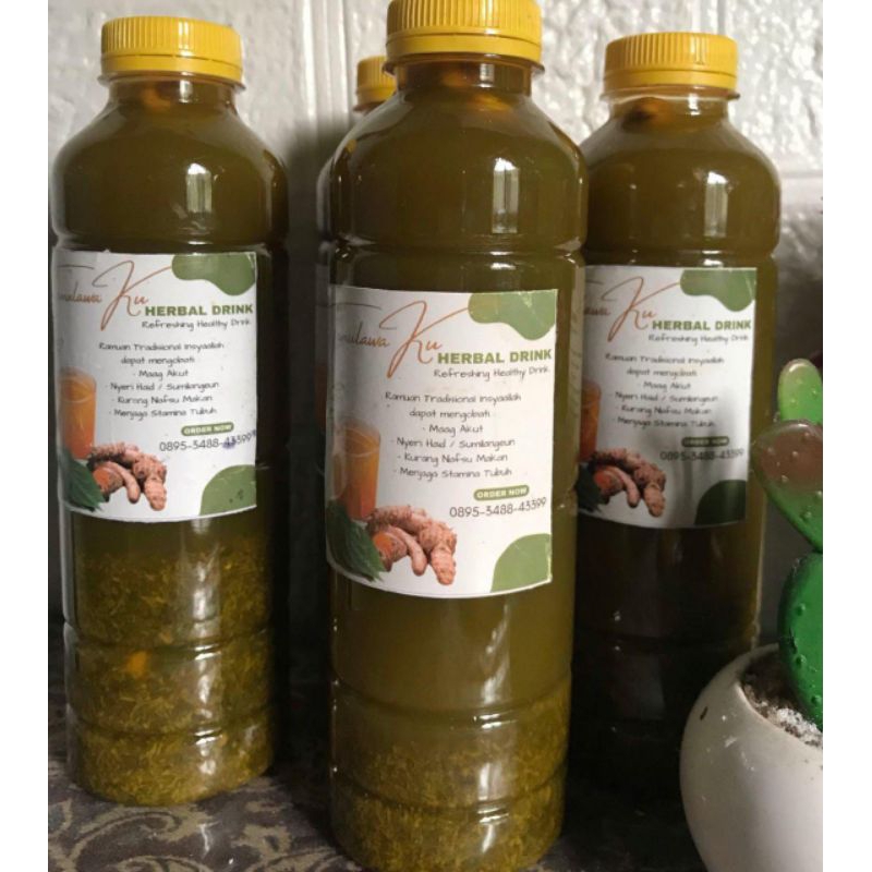 

TEMULAWAKU HERBAL DRINK refreshing healthy drink
