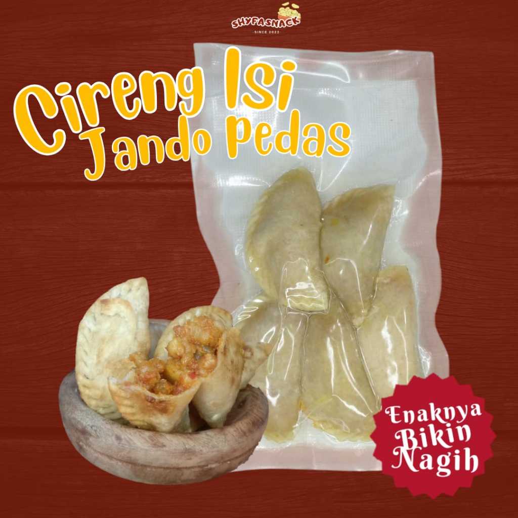 

CIRENG ISI JANDO PEDAS 5 PCS SHYFA SNACK