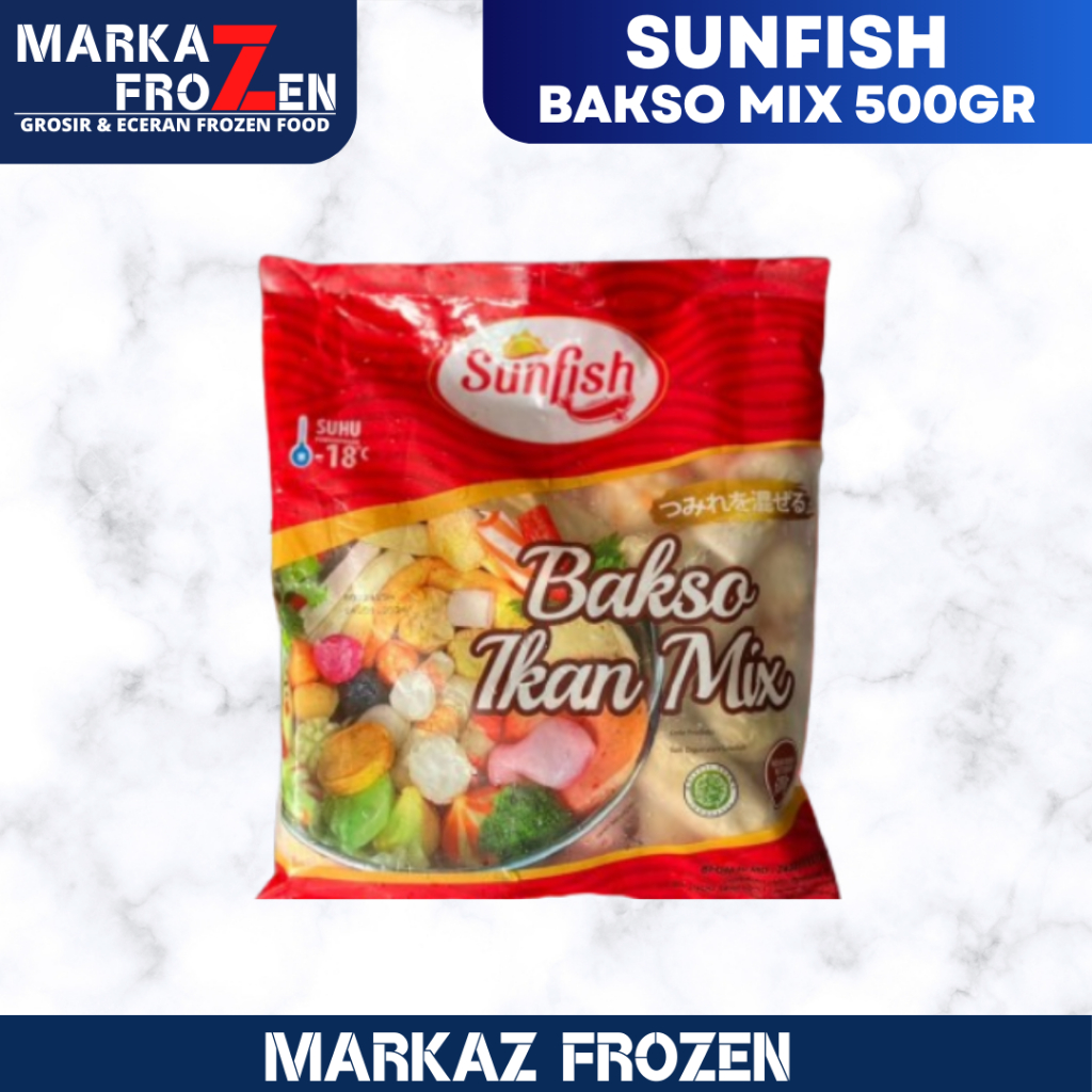 

SUNFISH BAKSO IKAN MIX 500GR