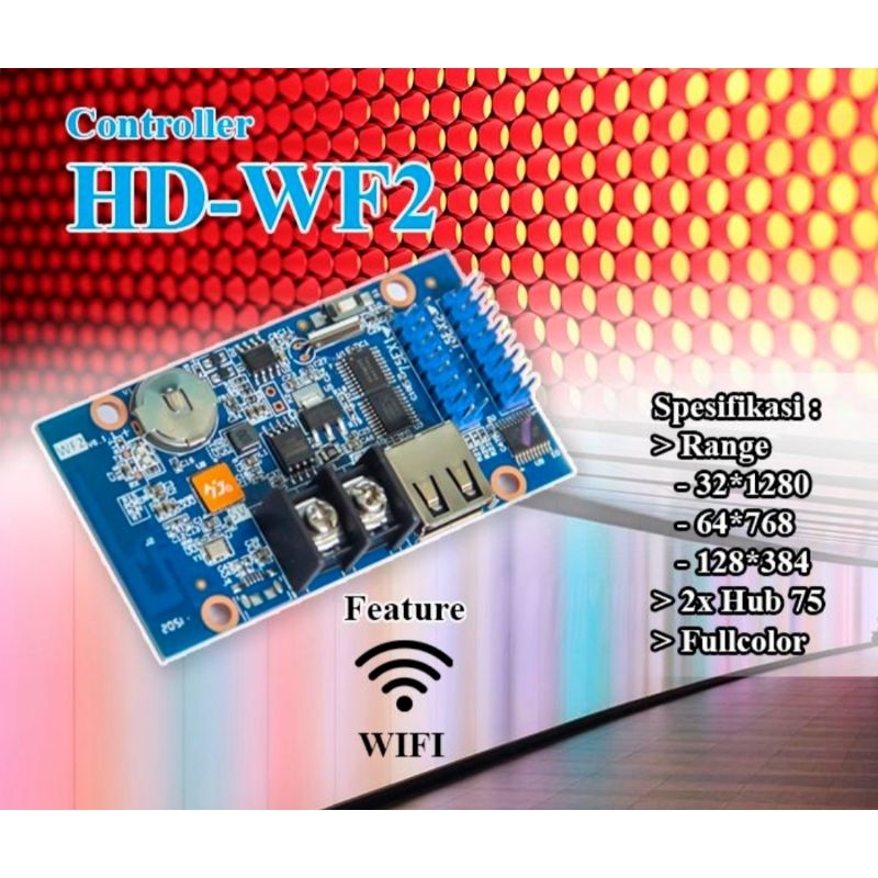 Controller Ranintext HD Wf2 Huidu Full Color