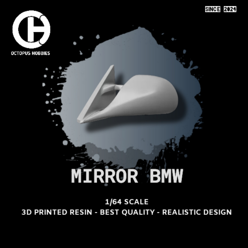 Part Diecast Custom Side Mirror BMW.
