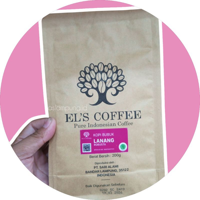 

El's Coffee Robusta Lanang 200gr