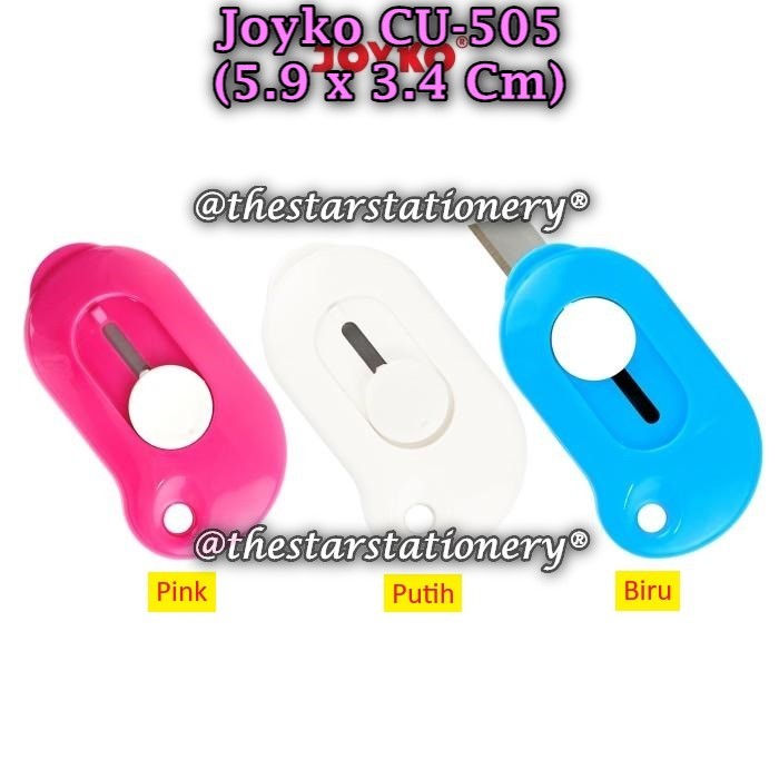 

(1 Biji) Mini Cutter JOYKO CU-505 BISA PILIH MOTIF / Mini Cutter Pemotong Joyko CU-505 (1 Biji)