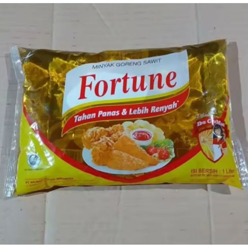 

[Jatim] MINYAK GORENG FORTUNE BANTAL / PILLOW 1 LITER