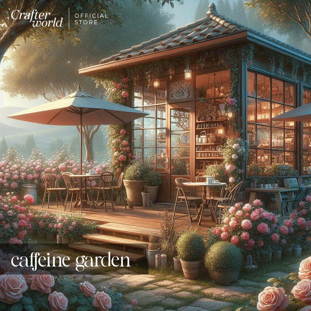 Caffeine Garden - Fragrance Oil Murni untuk Sabun Perfume Candle Room Spray Diffuser by CrafterWorld