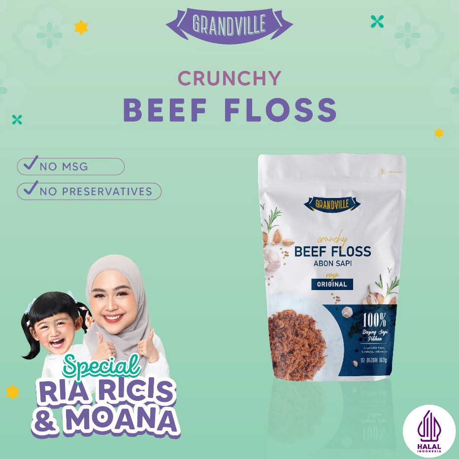 

Hot Sale Grandville Abon SAPI Crunchy Single Pack Original