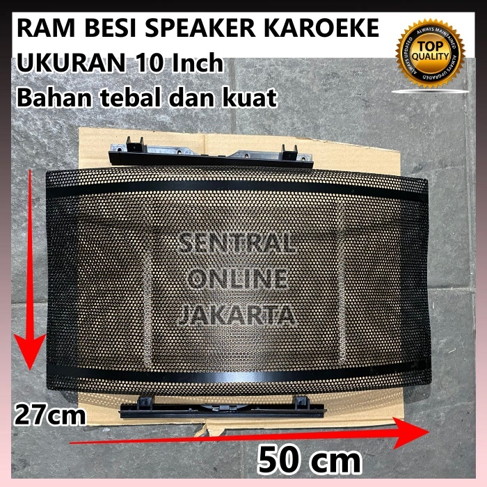 GRILL RAM BOX SPEAKER KARAOKE 10in 10 inch dan 8in 8 inch RAM BESI TEBAL IMPORT