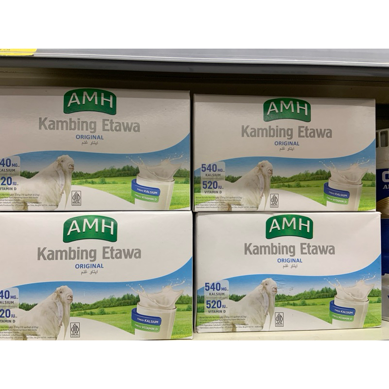 

AMH MINUMAN SERBUK RASA SUSU KAMBING ETAWA DAN VANILLA 230gr ISI 10 SACHET