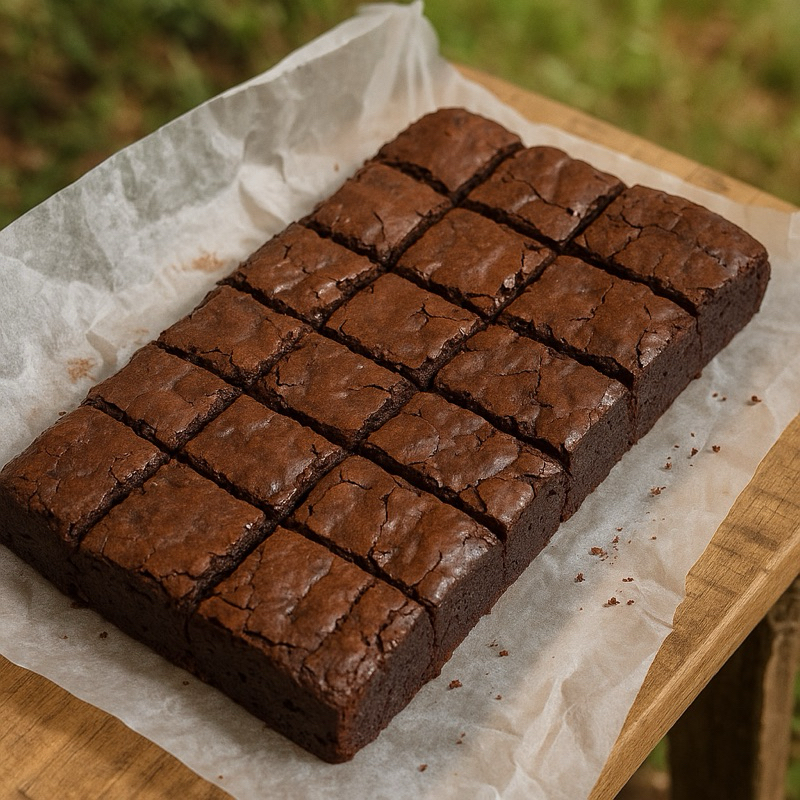 

#TCD❤️brownies fudgy ukuran 20x 10 cm