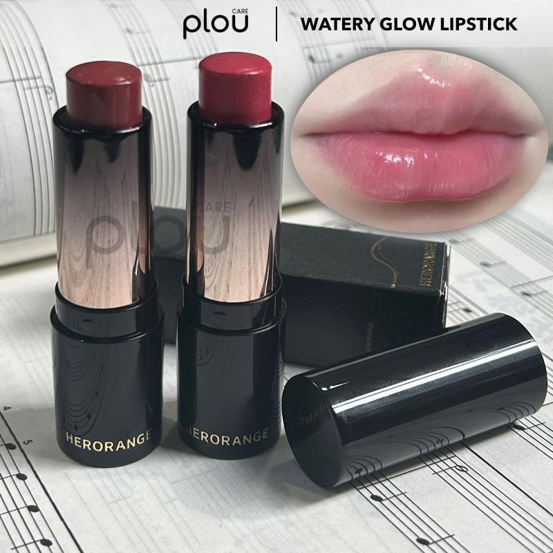 HERORANGE Lipstik Glossy 10 Pilihan Warna Watery Glow Finish