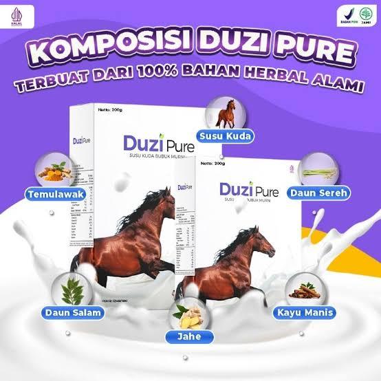 

DUZI PURE Susu Kuda Bubuk Herbal - Paket 2 Box