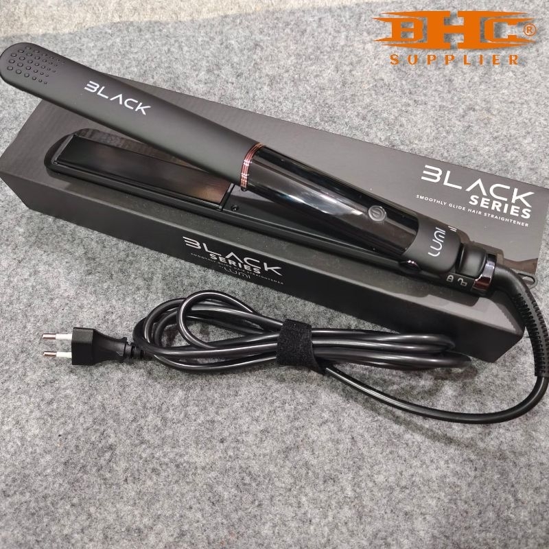 Catokan Rambut Lumi Black Series Original Pelurus Rambut Pencatok Rambut Straightener