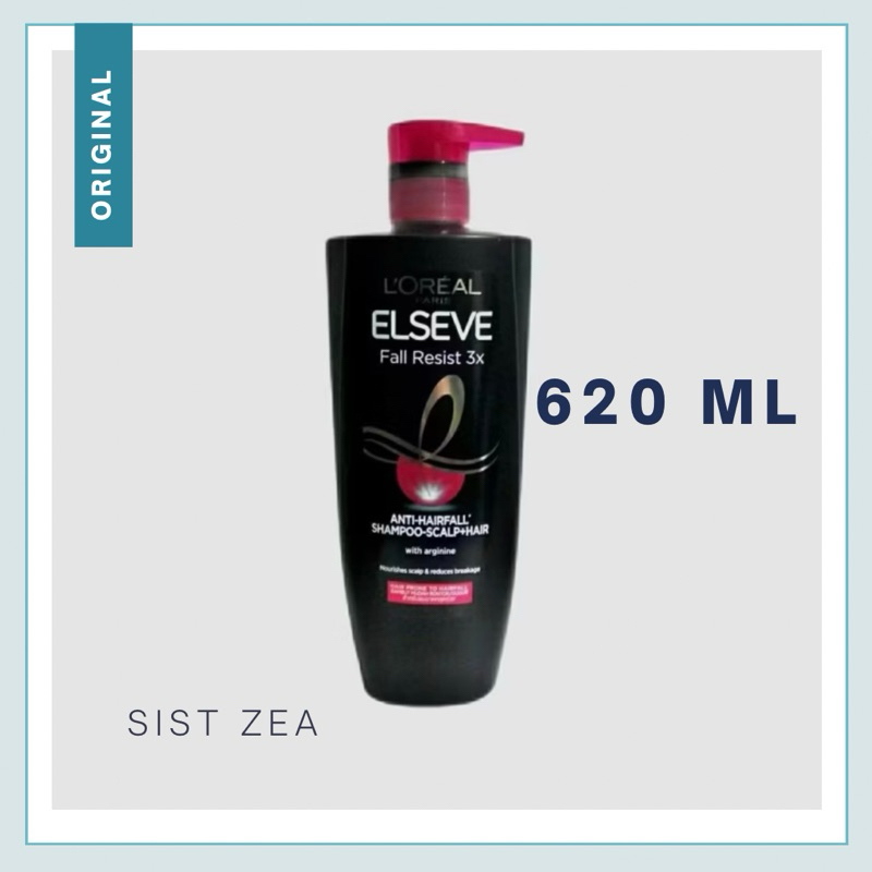 ORIGINAL Shampo Loreal Elsleve Hitam 620 ML