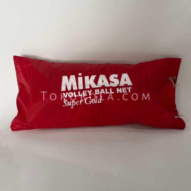 NET VOLLY MIKASA VOLLY BALL NET SUPER GOLD JUMBO 100% ORIGINAL/GRATIS TAS NET