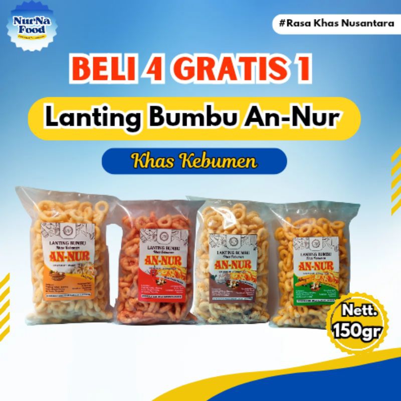 

[BELI 4 GRATIS 1] Lanting Bumbu An-Nur Khas Kebumen 150 gr Enak Gurih Bikin Nagih