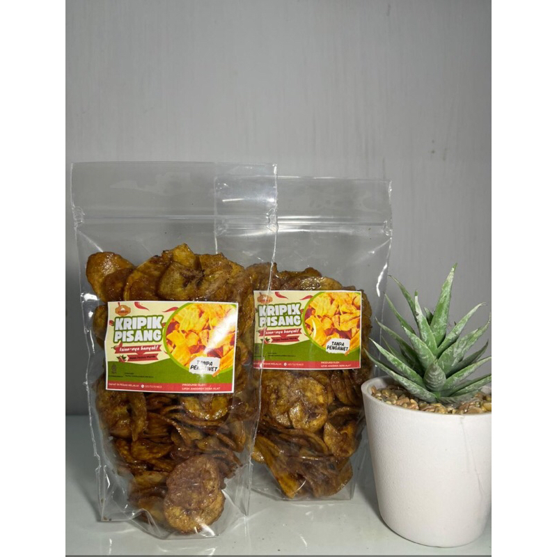 

Keripik pisang karamel