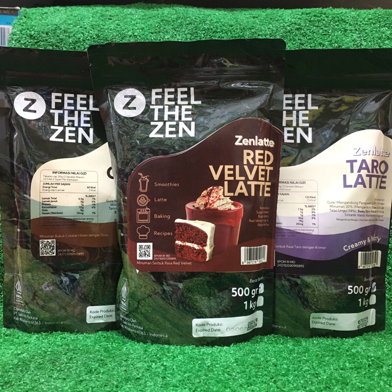 

Zenlatte Flavoured Powder Drink Minuman Bubuk Dengan Rasa 500gr Lokal HALAL