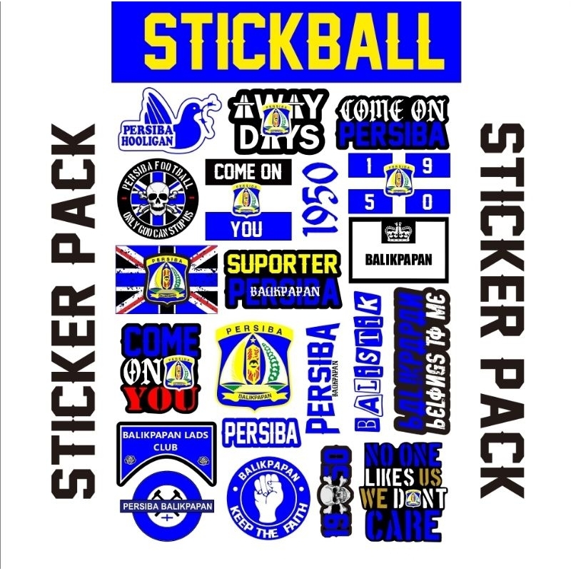 

20 sticker persiba balikpapan 1950 balistik