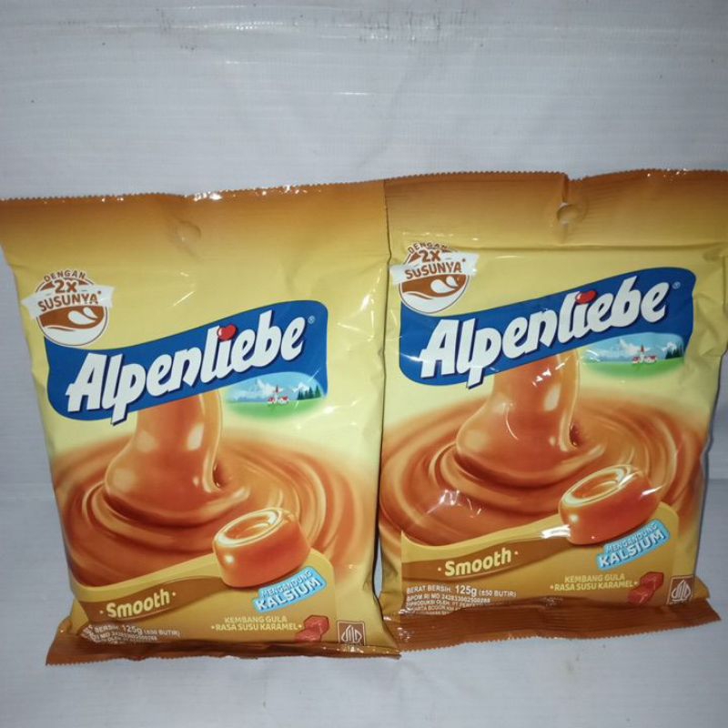 

Permen Alpenliebe Caramel 125gr isi 50 pcs