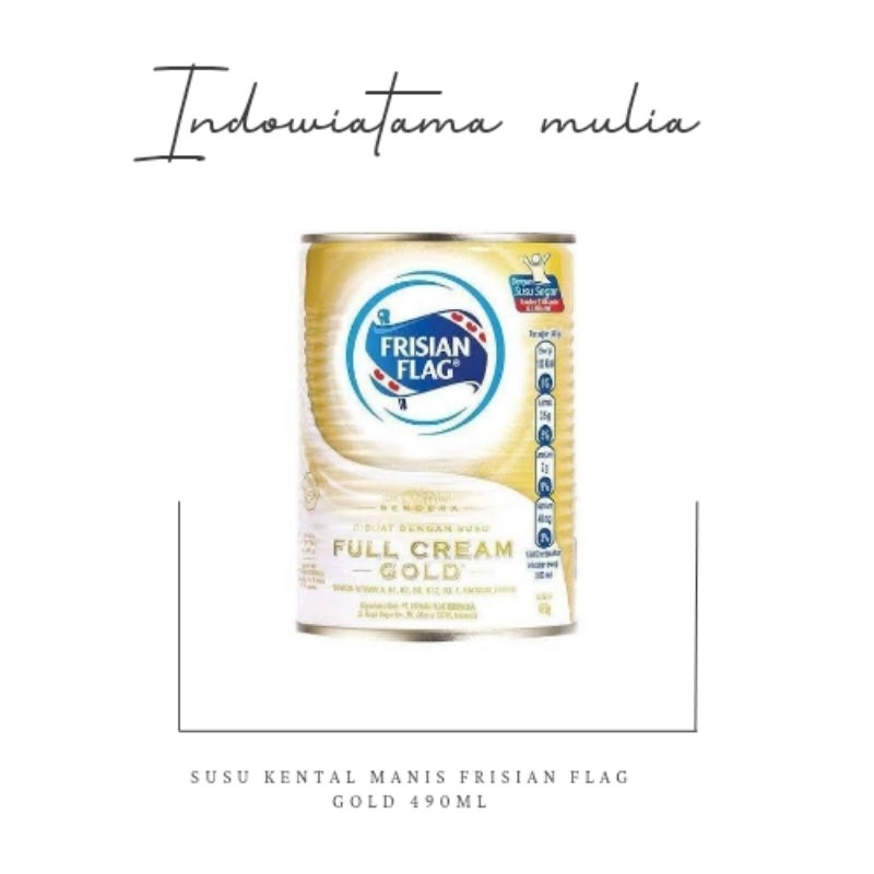 

Frisian Flag Susu Kental Manis Gold 370ml / 490ml