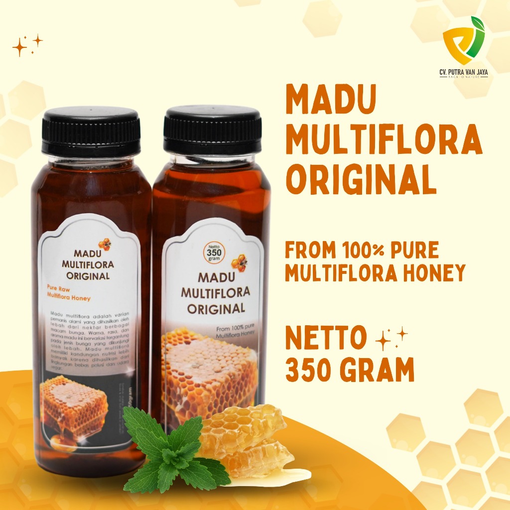 

PURE NATURE Madu Asli MULTIFLORA 350GR