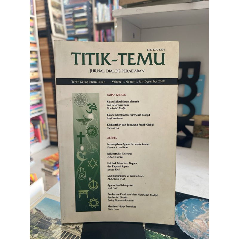 BUKU TITIK TEMU JURNAL DIALOG PERADABAN VOLUME 1 NOMOR 1 2008