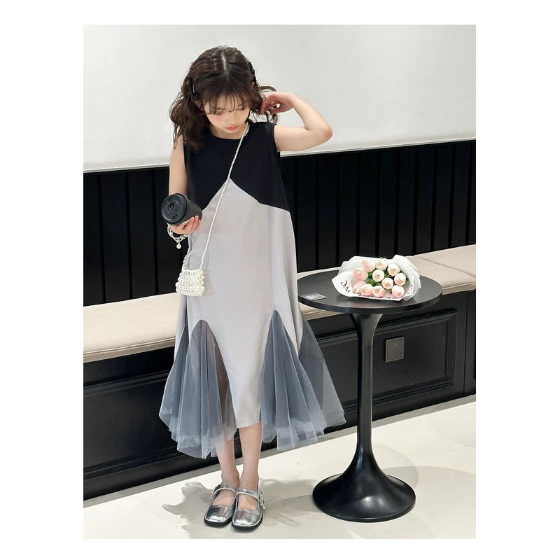 (5-15 tahun) Dress Korea Anak Perempuan Import | Gaun Pesta Dress Pesta Anak Perempuan Remaja Tanggu