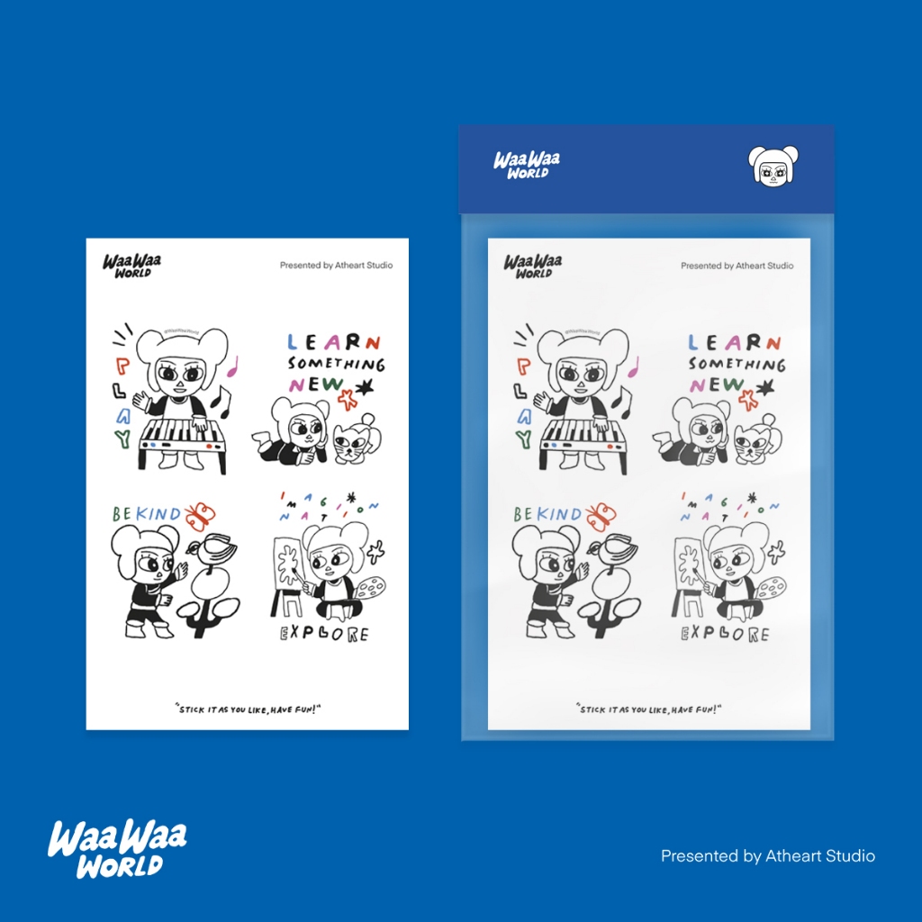 

WaaWaa World Sticker Pack - Be Gentle