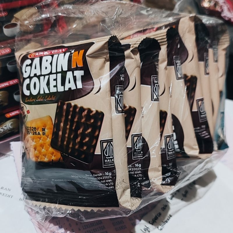 

[10Pcs] Gabin' n Cokelat 16gr Biskuit Cokelat