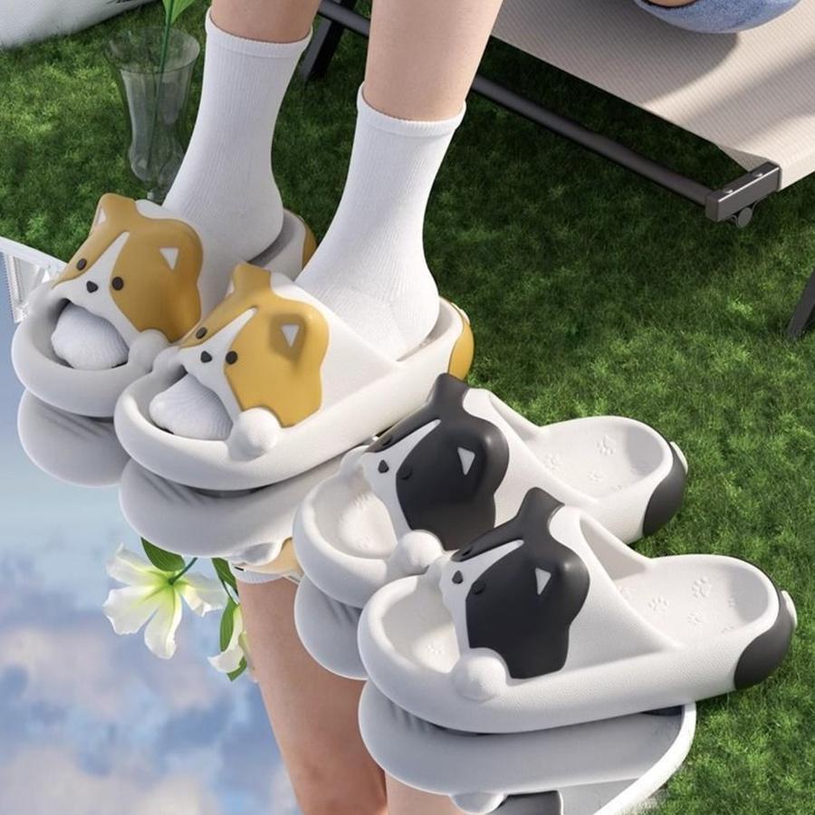 Sandal Selop Gambar Meow Lucu Okaido Sandal Wanita Model Kucing Lucu Korea Style Shoes Empuk