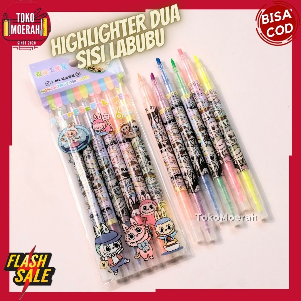 

HIGHLIGHTER LABUBU 2 SISI SPIDOL GARIS LABUBU 2 SISI UNIK LUCU IMUT HIGHLIGHTER MURAH LABU LABU LABUBU IMUT TERMURAH COD TOKOMOERAH88