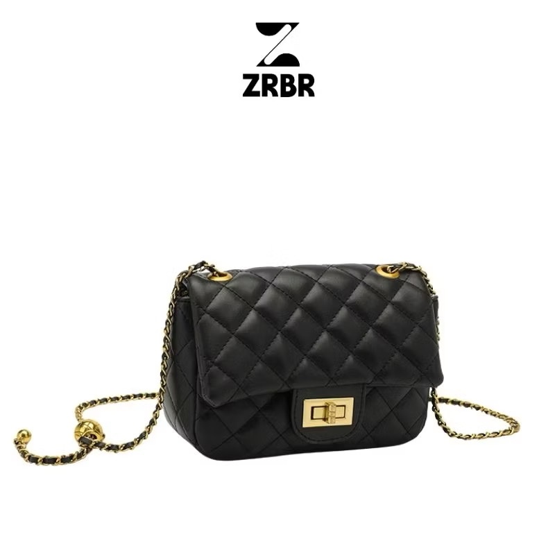 ZRBR - HITAM Tas Selempang Sling Bag Cewek Terbaru - Layna Sling Bag #9003