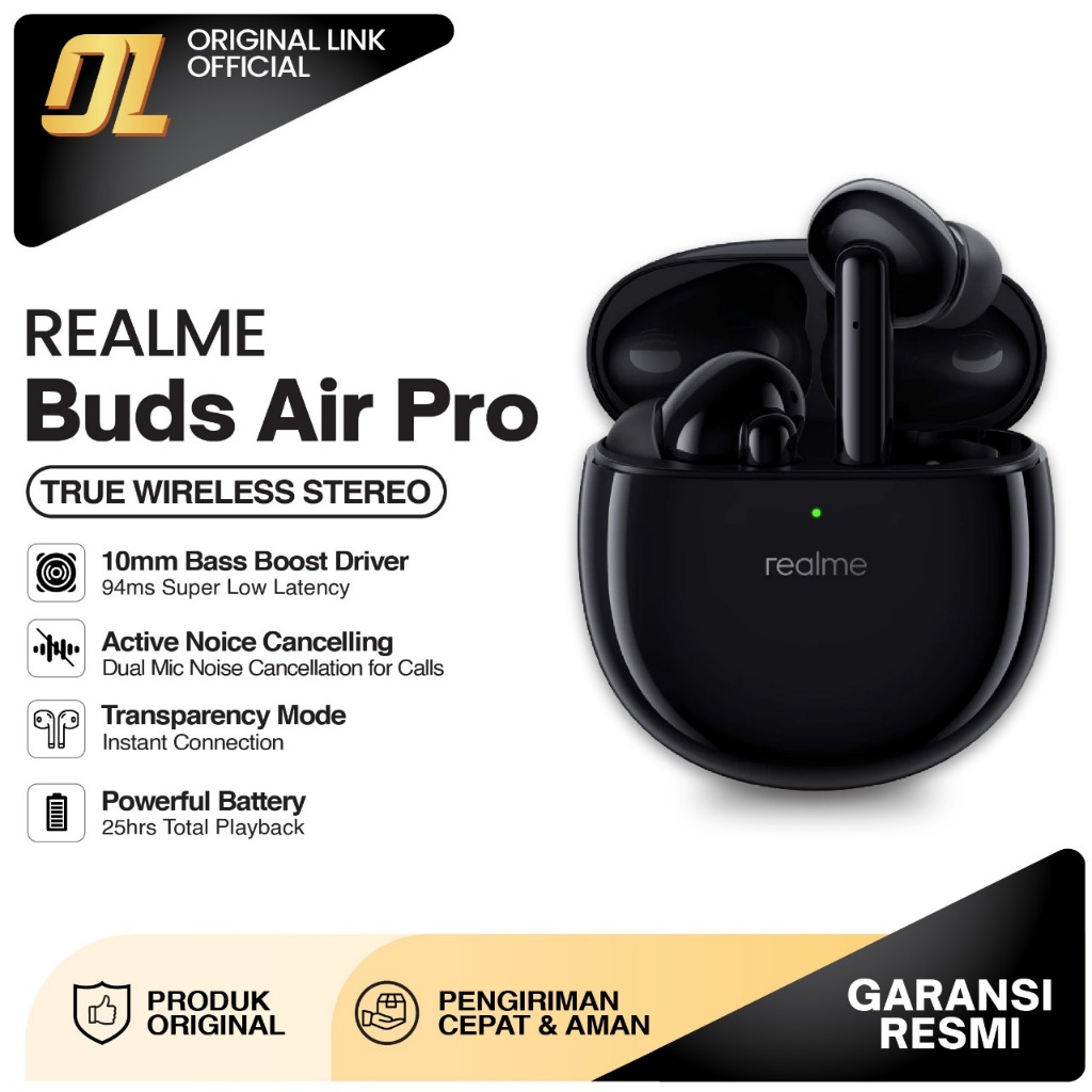 Realme Buds Air Pro Earbuds In Ear Earphone Headset Wireless Bluetooth